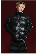 Remedy Cracked Design Puffer Jacket