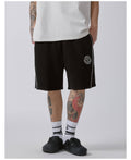 F2CE Badge Embroidered Side Stripe Sweat Shorts
