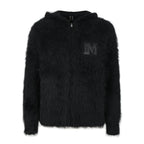 MEDM Mohair Hooded Zip Up Jacket