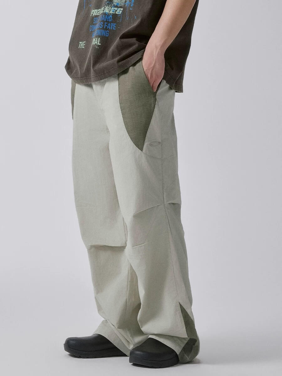 F2CE Patchwork Color Block Utility Work Pants
