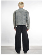 F3F Select Metal Decoration Washed Denim Jacket