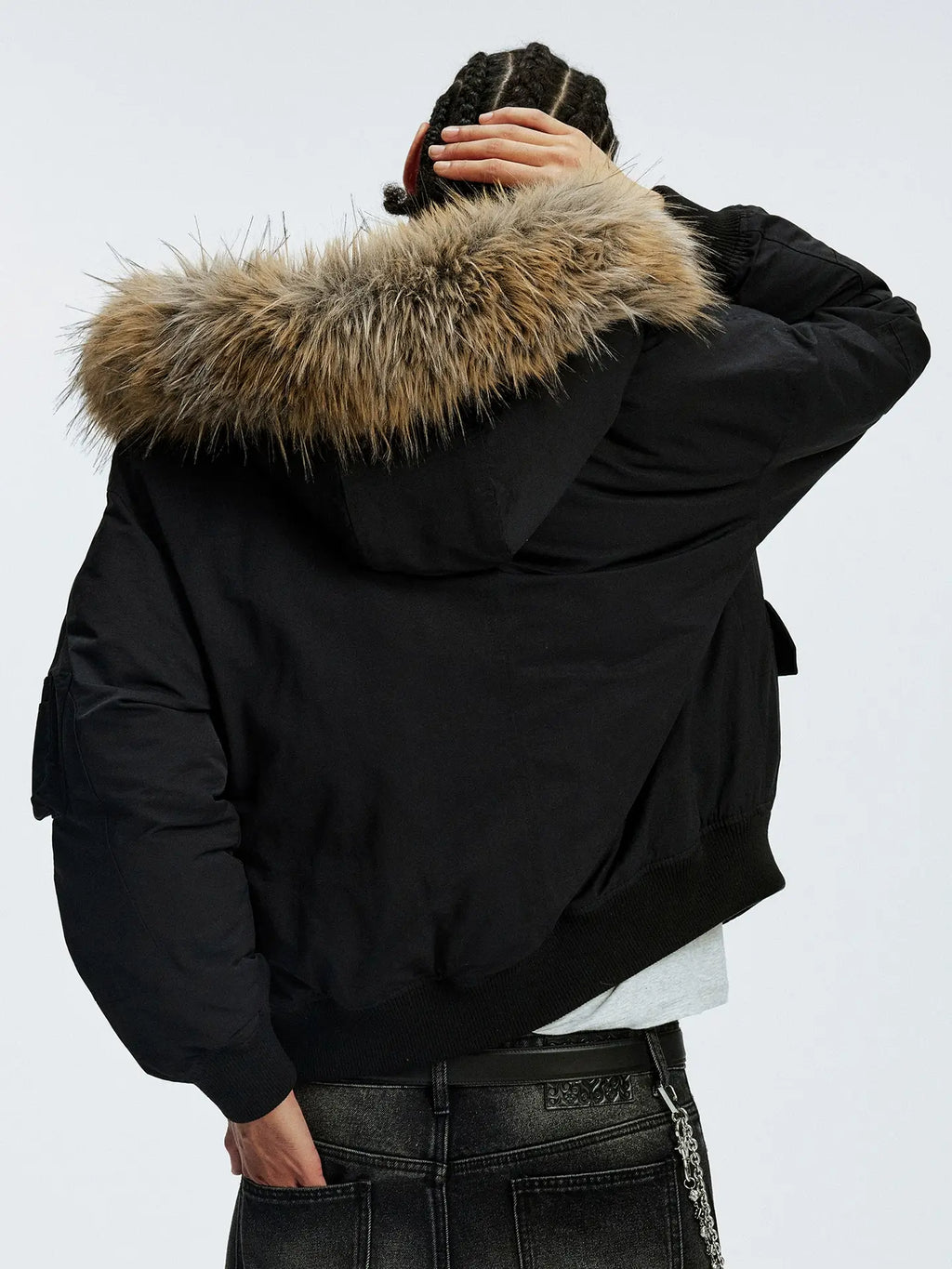 MEDM Fur Hood N-2B Flight Jacket