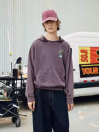 SOD Co. Evil Hand Distressed Oversized Hoodie