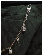 Remedy Key Lock Metal Wallet Chain