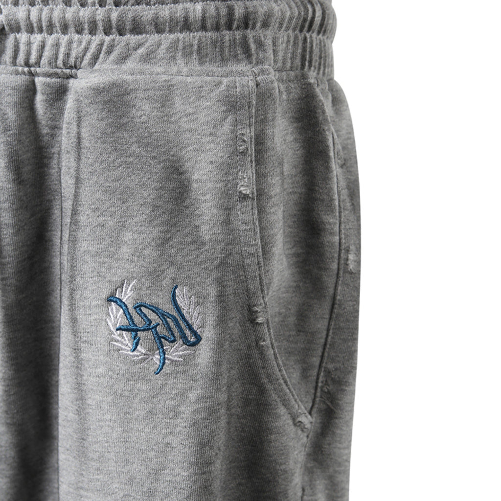 KARMANISTIC Distressed Flag Print Jogger Sweatpants