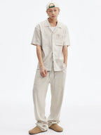 MEDM Linen Cuban Collar Shirt