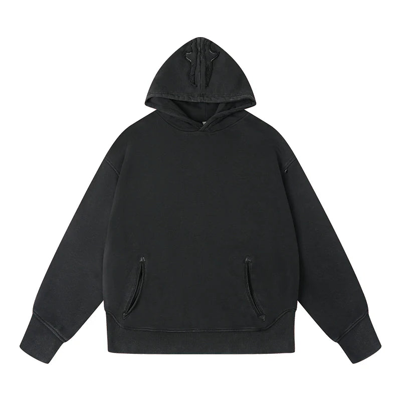 Labt Western Patch Embroidered Hoodie
