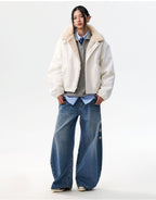 MEDM Sherpa Fleece Quilted Work Jacket