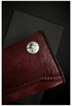 Remedy Metal Studded Keychain Coin Card Leather Wallet