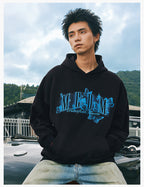 MEDM Neon Embroidered Butterfly Hoodie