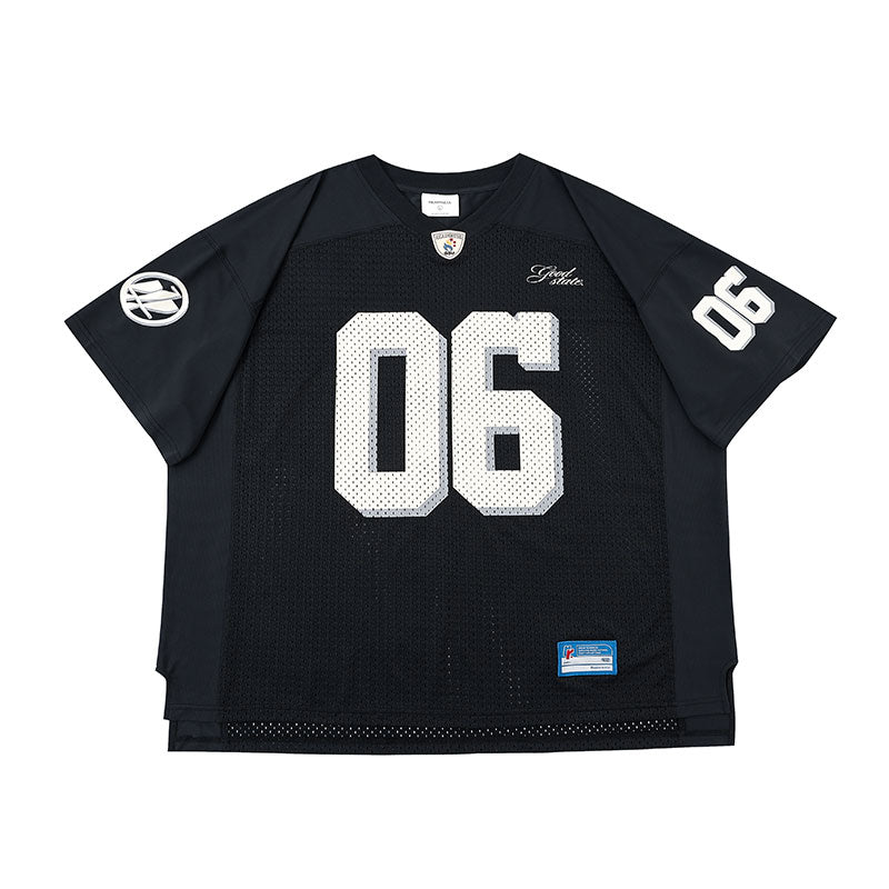 REAIMNESS Mesh Graffiti Rugby Jersey