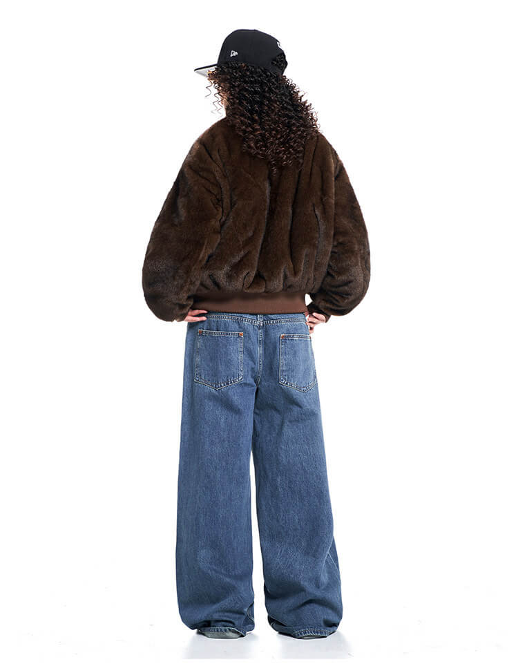 F3F Select Vintage Light Wash Baggy Jeans