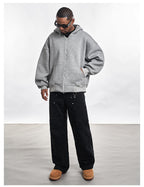 F3F Select Basic Oversize Zip Up Hoodie