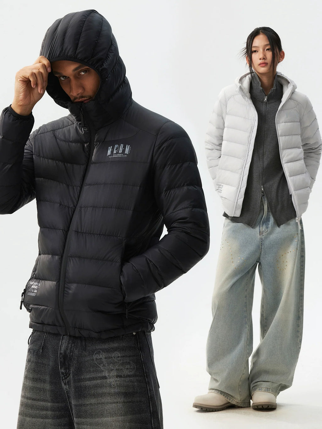 MEDM Waterproof Lightweight Hooded Down Jacket
