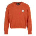 STEEPC Wool Blend Heart Patch Knit Sweater