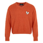 STEEPC Wool Blend Heart Patch Knit Sweater