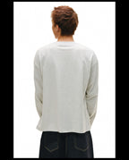 NOVACAM Leopard Digital Print Long Sleeve Tee