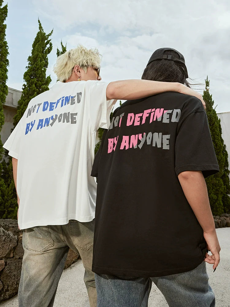Achock Handwritten Slogan Print Tee