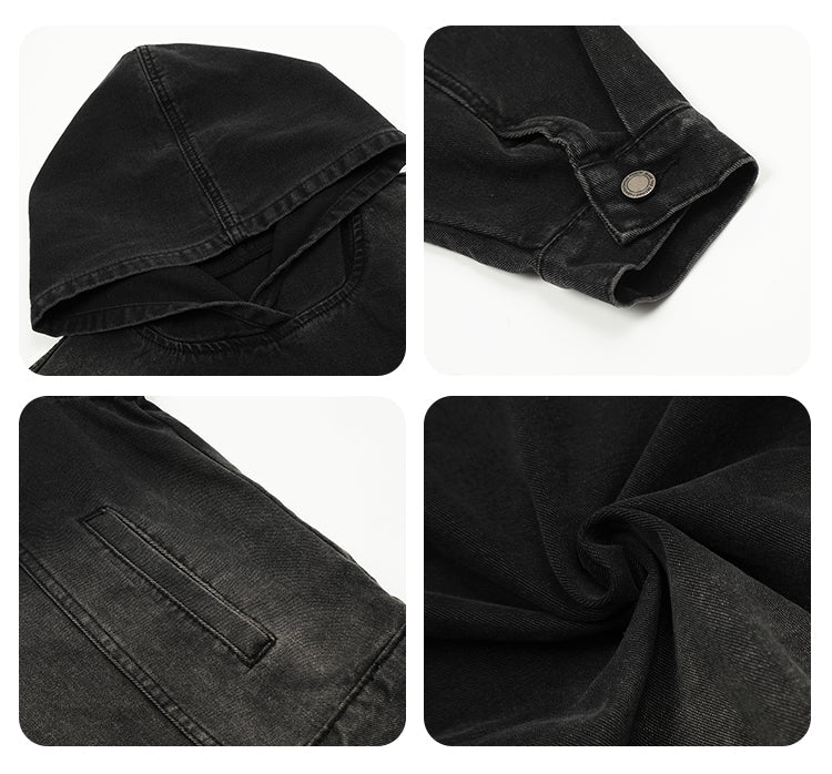 F3F Select Washed Denim Hoodie