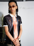 TGFCLUB Color Clashing Sports Fabric Soccer Jersey Polo