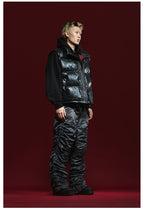 Remedy Cracked Design Puffer Vest