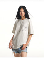 MEDM UV Resistant Flower Logo Tee