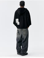 MEDM Angel Patch Zip Up Hoodie