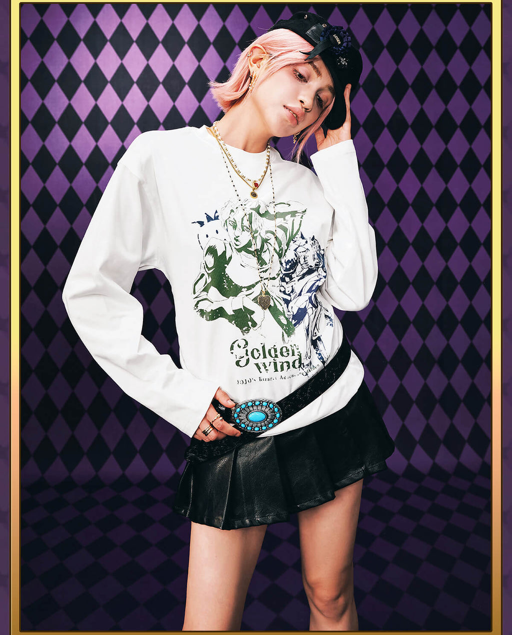 MEDM × JOJO Character Print Long Sleeve Tee