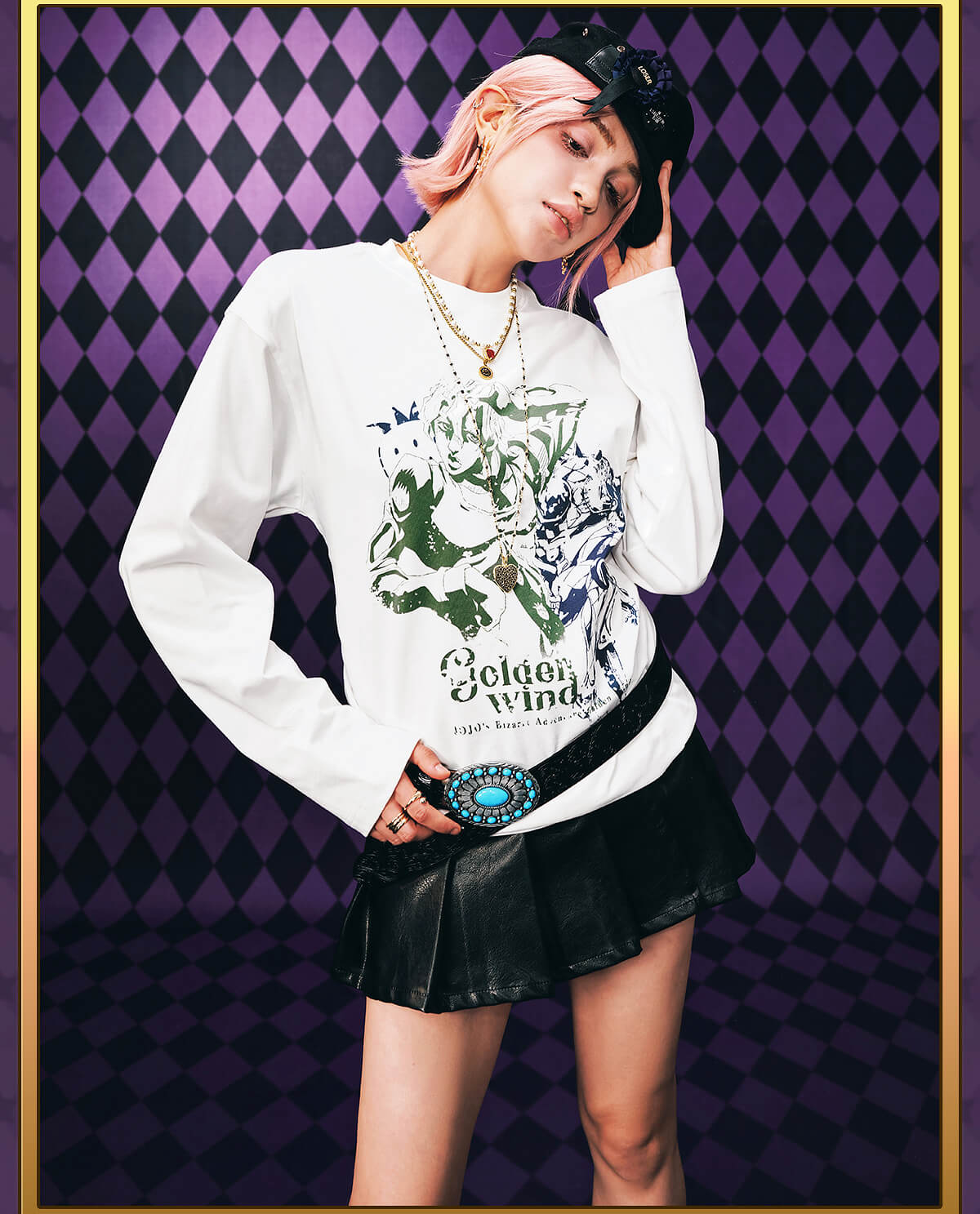 MEDM × JOJO Character Print Long Sleeve Tee
