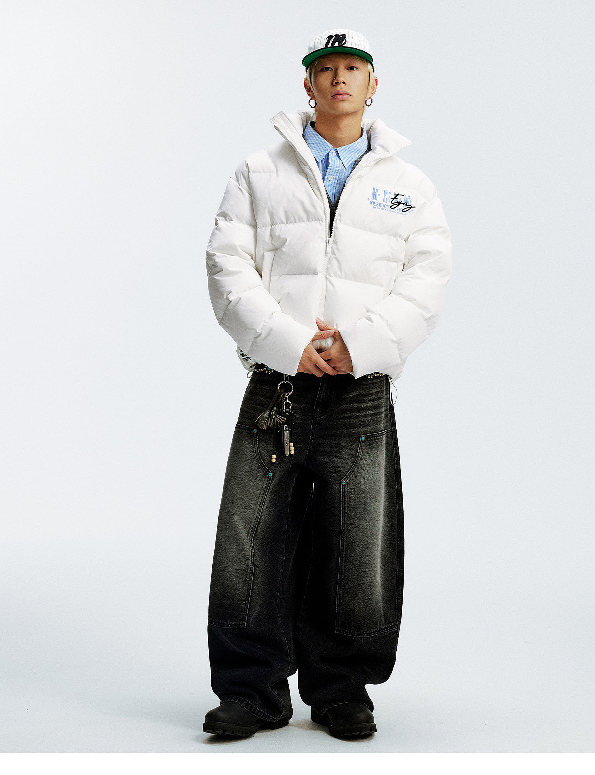 MEDM Honeycomb Pattern Down Jacket