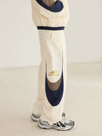 Harsh and Cruel Contrast Color Stitching Logo Track Pants