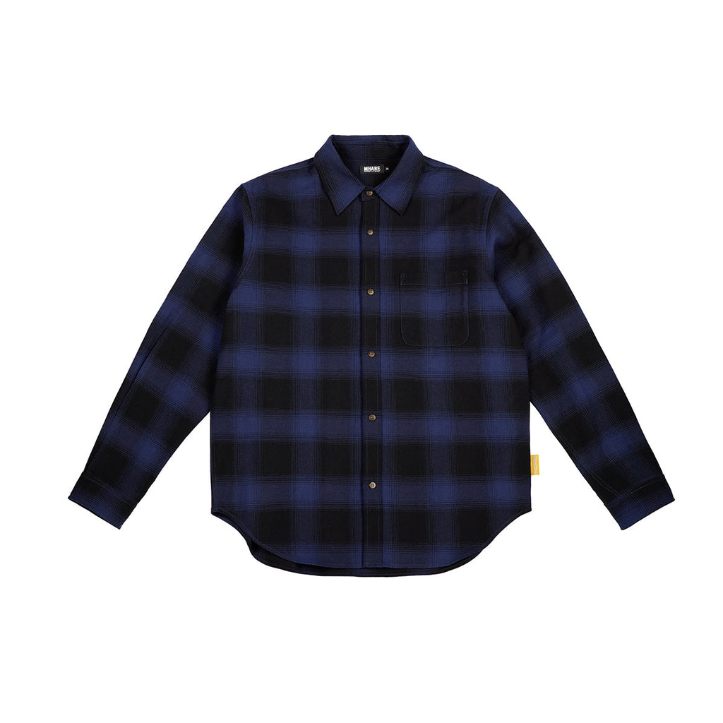 MHARF Classic Flannel Plaid Long Sleeve Shirt