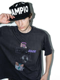 LIBERAFIT Star Studded Patch Embroidered Pillbox Cap