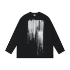 Labt Distressed Print Long Sleeve Tee