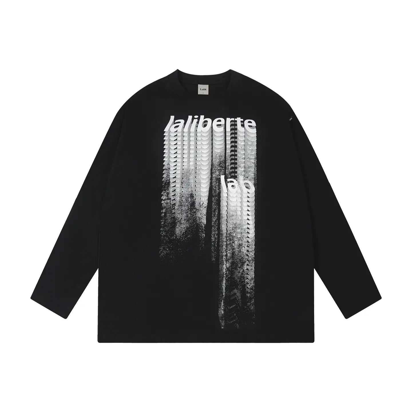 Labt Distressed Print Long Sleeve Tee