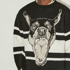 EMPTY REFERENCE Doberman Knit Sweater