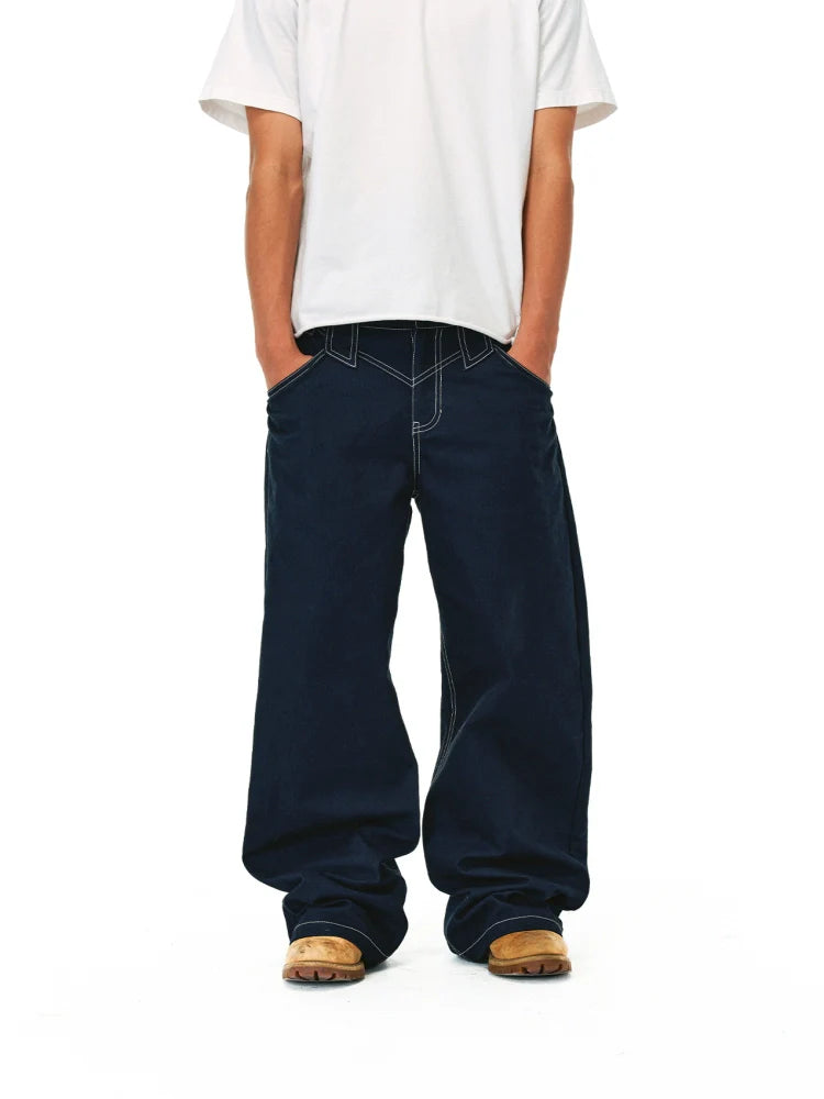 EVILKNIGHT(EK) Devil Eye Structured Canvas Pants
