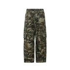 UNTILWERICH Military Camouflage Paratrooper Work Pants