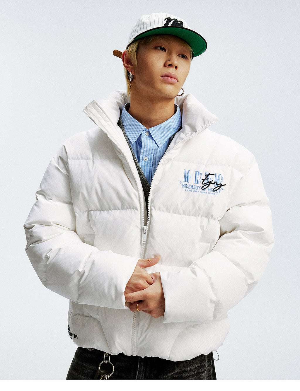 MEDM Honeycomb Pattern Down Jacket