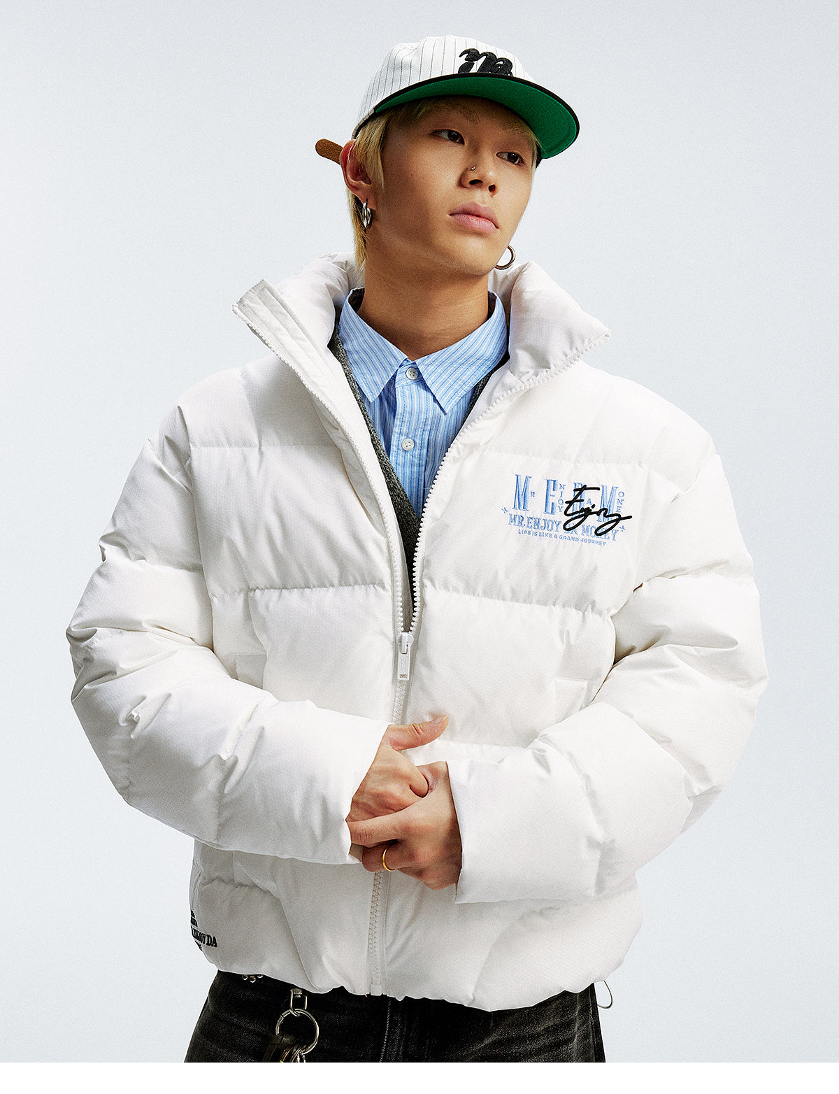 MEDM Honeycomb Pattern Down Jacket