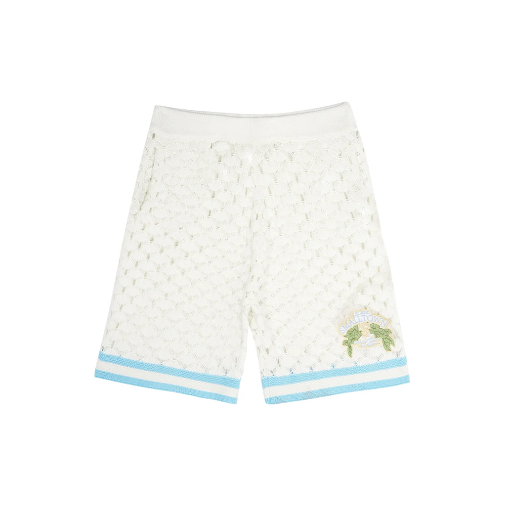 Small Town Kid Crochet-Knit Hawaiian Shirt Set