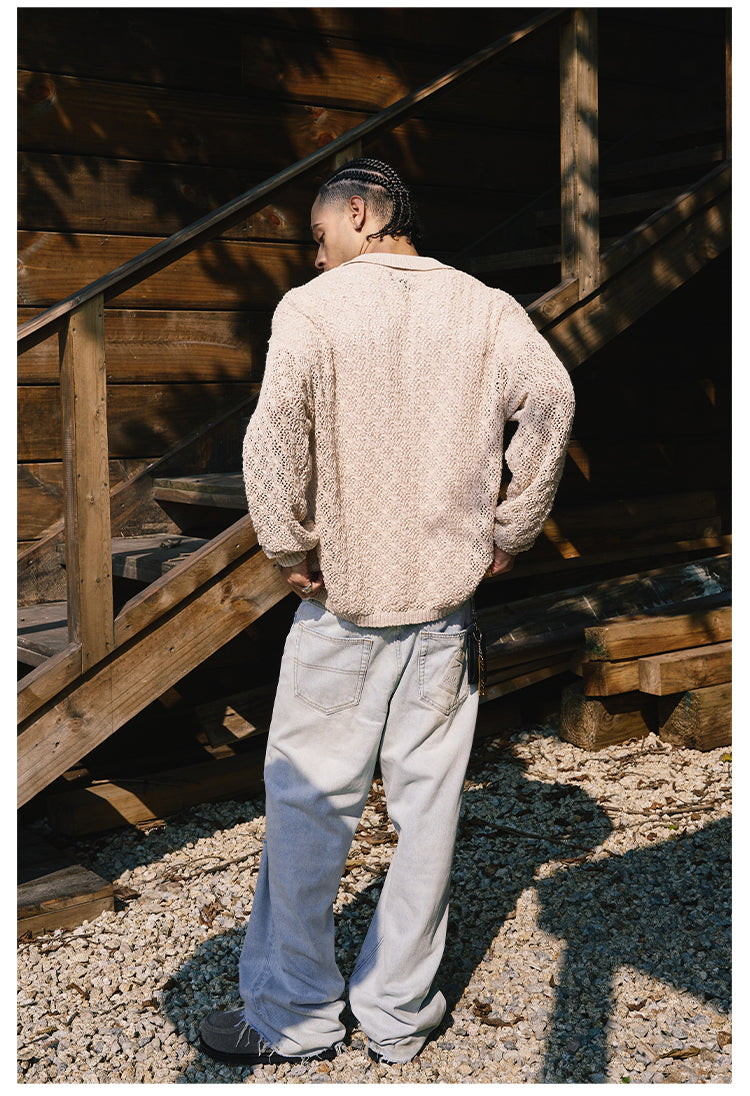 Remedy Mesh Polo Knit Sweater