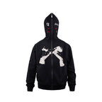 TGFCLUB Full Zip Printed Hoodie