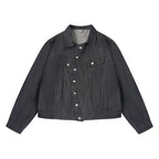 Labt Cowboy Wave Button Denim Jacket