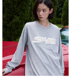 S45 Pearl Logo Patch Long Sleeve Tee