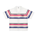 EMPTY REFERENCE Rainbow Stripe Halo Printed Short Sleeve Shirt