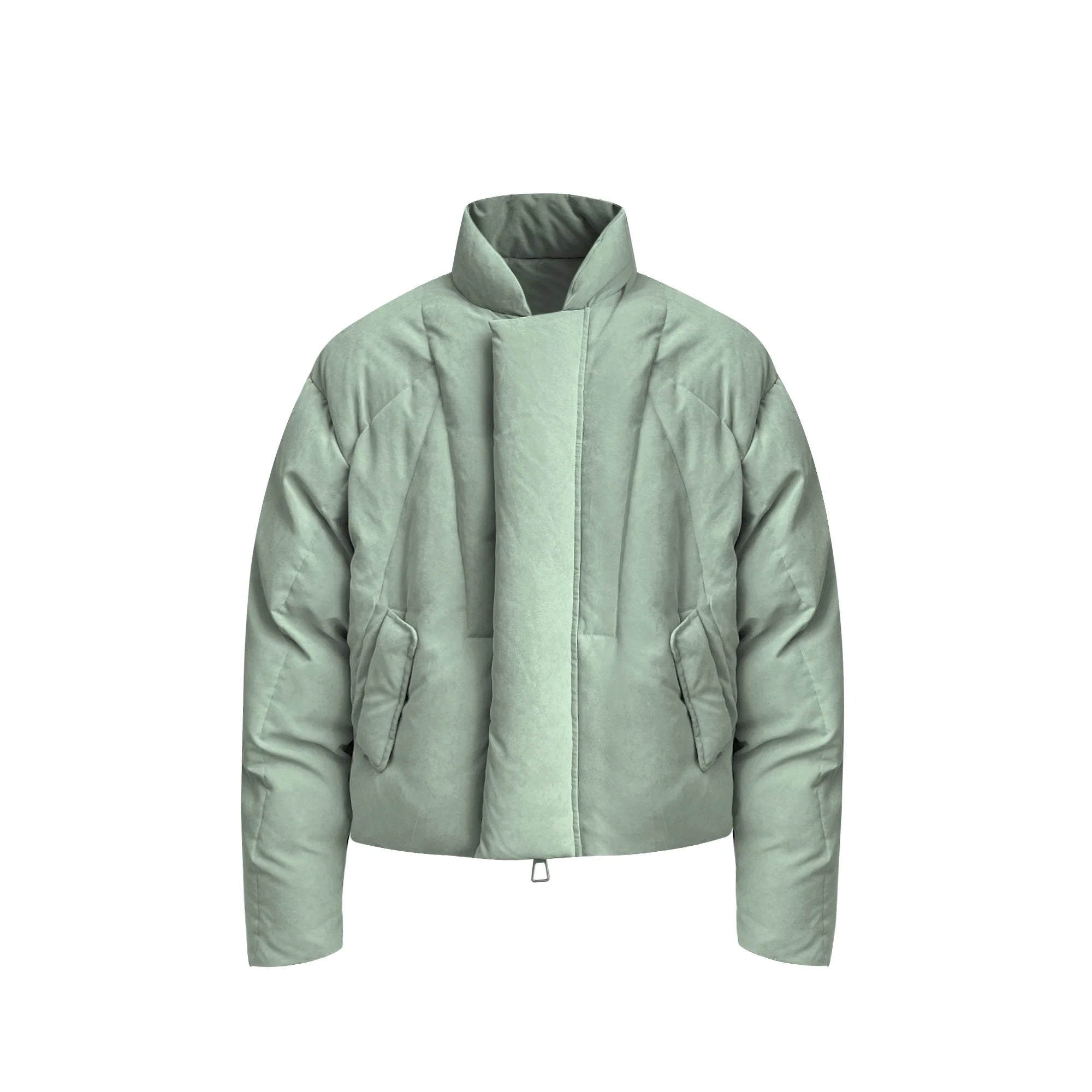 RUSURE Brushed Short Down Jacket