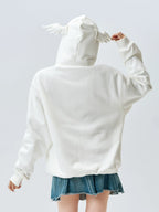 MEDM Angel & Devil Horns Zip-Up Hoodie