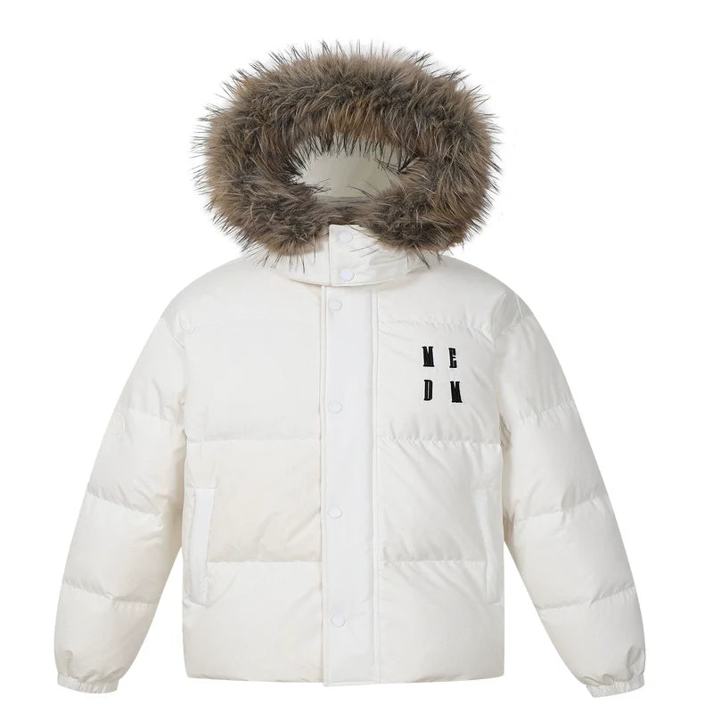 MEDM Detachable Fur Hooded Down Jacket