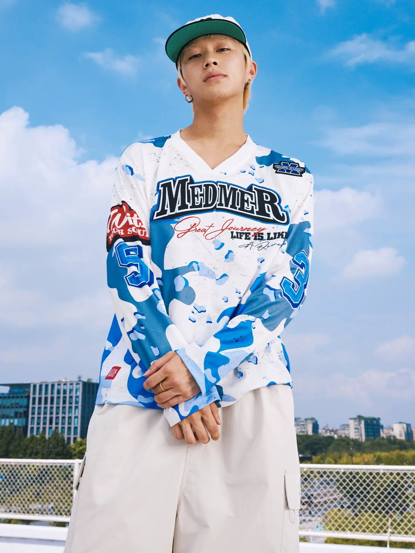 MEDM Camouflage Long Sleeve Hockey Jersey